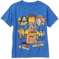 Lego Movie Boy Short Sleeve T Shirt  Size 8 New Without Tag  Kids Size (approx) Alpha Height in Inches Weight in lbs Age Chest in Inches Waist in Inches 2 XXS 31-34" 26-29 lbs 1-2 yrs 20½" 20" 3 XXS 34-38" 29-33 lbs 2-3 yrs 21" 20½" 4 XS 38-42" 33-37 lbs 3-4 yrs 22" 21" 5 S 42-45" 37-43 lbs 4-5 yrs 23" 21½" 6 S 45-48" 43-50 lbs 5-6 yrs 24" 22" 7 M 48-51" 50-57 lbs 6-7 yrs 24¾" 22½" 8 M 51-54" 57-67 lbs 7-8 yrs 27" 23½" The Lego Movie, Flannel Pajama Sets, Roblox Shirt, Buy Lego, Boys Plaid, Lego Movie, Movie Shirts, Everything Is Awesome, Short Sleeve T Shirt