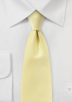 Butter MicroTexture Necktie - MenSuits Navy Fitted Suit, Men’s Suits For Wedding, Shade Of Yellow, Suits For Wedding, Springtime Wedding, Sun Yellow, Yellow Tie, Go For A Walk, Butter Yellow