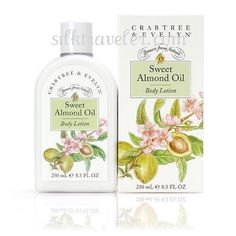 Body Lotion Packaging, Crabtree And Evelyn, Rose Body Lotion, Almond Blossoms, Illustration Packaging, Hand & Foot Cream, Packaging Template Design, Makeup Package, Crabtree & Evelyn