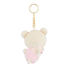 Rilakkuma San-X Original SeriesColor: Pastel PinkCharacter: KorilakkumaMinna De Usausababy Series4 Inch Long Keychain PlushPink Bib (Non-Removable)Embroidered Bunny Head Silhouette (On the bottom) As Korilakkuma learns to crawl along in this Minna de Usausababy Series, the adorable Korilakkuma San-X Original keychain plush is wearing a PASTEL PINK Baby Outfit and a PASTEL PINK Bib with printed strawberries! With an Oh-SO-SOFT and cuddly feel when you squeeze it, this Korilakkuma San-X Original K Long Keychain, Rilakkuma Plushie, Baby Pink Clothes, Embroidered Bunny, Keychain Plush, Teal Fashion, Pink Keychain, Head Silhouette, Self Defense Keychain