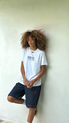 Masculine Summer Outfit Women, Black Masc Women, Masculine Outfits For Women, Baggy Clothes Style, Soft Masc, Lesbian Style, Hard Fits