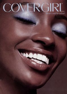 2000s Makeup Magazine, 1990s Makeup Ads, Adut Akech Magazine Cover, Covergirl Makeup, Ebony Magazine Cover 90s, Psychology Disorders