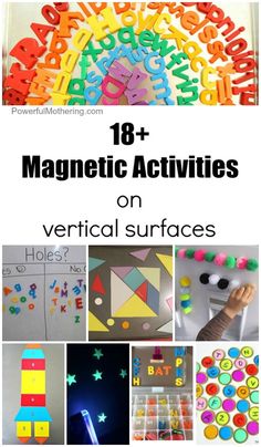 Magnet Board Activities, Magnet Games, Magnet Board Kids, Science Center Preschool, Diy Magnet Board, Magnet Activities, Transition Activities, Diy Magnets, Baby Color