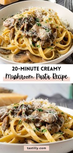 Quick and comforting pasta? This Creamy Mushroom Pasta is ready in 20 minutes! Featuring mushrooms, garlic, and Parmesan, it’s rich and satisfying. Swap white wine for chicken broth if needed. Make it tonight! 🍽️ #CreamyMushroomPasta #WeeknightMeals Easy Creamy Mushroom Pasta, Creamy Cajun Pasta, Mushroom Pasta Sauce, Mushroom Recipes Pasta, Creamy Mushroom Pasta, Creamy Mushroom Sauce, Best Pasta Recipes, Dinner Dates