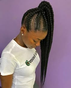 Braids Ponytail, Braid Ponytail, Ponytail Updo, Amazing Hairstyles