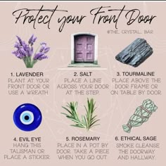 Witchy Homemaking, Hello Witchling, Home Feng Shui, Witchy Planner, House Protection, Using Crystals, Rosemary Sage, Witch Tips, Witch Rituals