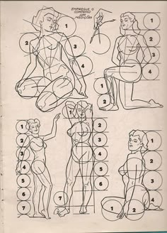 an instruction manual for drawing the human figure, with instructions on how to draw it