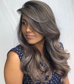 Silver Hair Toner, Dark Silver Hair, Brown Hair With Silver Highlights, Silver Hair Color Ideas, Blue Hair Highlights, Silver White Hair, Silver Blonde Hair, Hair Adviser, Silver Highlights