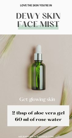 Get glowing skin with a quick DIY face toner. Only 2 ingredients! Mist your face right after you cleanse it. Toners restore skin's pH and hydrate the skin at the same time. Follow up with a serum and moisturizer! Check out the recipes! Essential Oil Spray Recipes, Diy Face Moisturizer, Skincare Gifts, Diy Masks, Essential Oil Spray