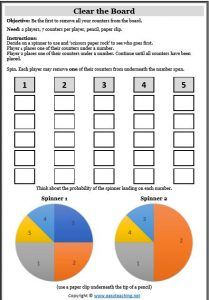 a worksheet with three different pies and one number on the top right side