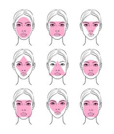 a woman's face is shown with different stages of aging royalty - art illustration