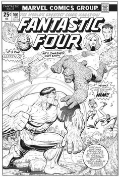 the cover to fantastic four comic book