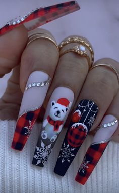 Themed Nail Art, Halloween Nail Art Tutorial, Halloween Nail Art Easy, Halloween Nails Easy, Winter Nails Acrylic, Nail Designs Valentines, Pretty Nail Art Designs