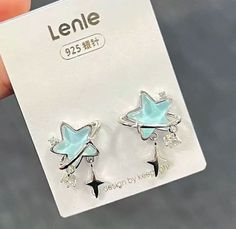 Korean Earrings Aesthetic, Spring Jewelry Trends, Moon Stud Earrings, Earrings Aesthetic, Y2k Jewelry, Aesthetic Jewelry, Moon Studs, Spring Jewelry, Metal Stars