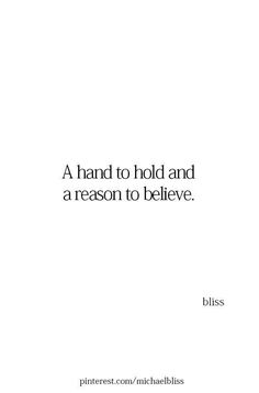 a white book cover with the words, a hand to hold and a reason to believe