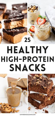 healthy high - protein snacks are the perfect way to start your day off right now