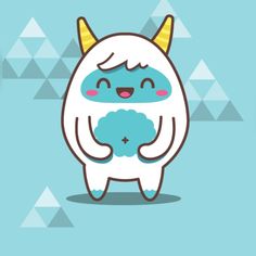 Created simple kawaii yeti character for first time in adobe illustrator it's super fun. Tutorial guide from envatotutsplus Cute Yeti, Kid Drawings, Adobe Illustrator Tutorial, Adobe Illustrator Tutorials, Illustrator Tutorials, Basic Shapes, Monster Art, Magical Creatures, Drawing For Kids