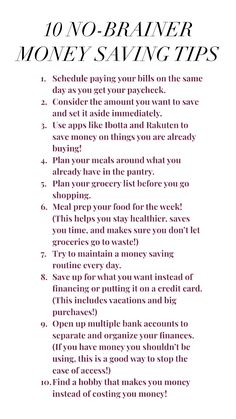 an image of money saving tips