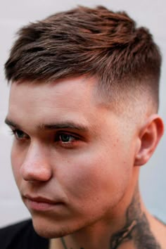 Teenage Haircuts, Comb Over Fade Haircut, Comb Over Fade, High And Tight Haircut, Short Fade Haircut, Beard Fade