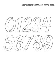 the numbers are shown in black and white, with one line drawn to show them