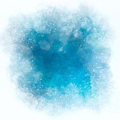 an abstract blue and white background with small bubbles in the center, as well as some light