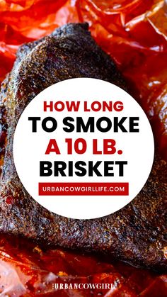 It takes 10-12 hours to smoke a 10 lb. brisket at 225 degrees. Pull it when internal temperature reaches 190-203 degrees. Choose a whole packer brisket with more marbling for better flavor. Trim excess fat, apply a rub, smoke at 225, spritz after 3-4 hours, and wrap at 170 degrees. Rest for 1-4 hours before slicing for perfect tenderness. Best Grilled Steak, Easy Main Course Recipes, Easy Smoker Recipes, Barbecue Sides, Grilled Steak Recipes, Grilled Dinner, Recipes With Few Ingredients, Smoked Beef, Smoker Recipes