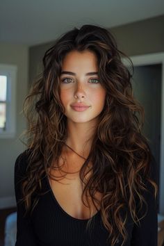 A showcase of 40 beach wave hairstyles you simply can't ignore. Timeless or not? American Beauty, Layered Haircuts, Hair Dos, Pretty Hairstyles