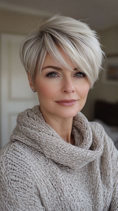 ✨ Enchanting Short Haircuts For Women Over 50 Short Hairstyles for Women Over 50 Inspiration Choppy Pixie Cut, Short Shag Haircuts, Copper Blonde, Low Maintenance Haircut, Saving Techniques, Curly Pixie Cuts, Easy Morning, Copper Hair Color, Short Curly Bob