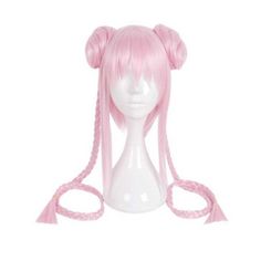 Item Function: 1. Good Quality: Pink wigs for women with stylish design and outstanding looking. Made of heat resistant synthetic fiber, soft touch, and natural looking, just like your own real hair. Wigs for women with very stylish designs and pretty looking, make you more beautiful and confident, you will get tons of compliments with this cute wig. The comfortable wig cap with 2 adjustable straps, you can adjust its size to fit your head. The size fits most people. 2. Breathable Net: Breathabl Pink Wigs, Christmas Party Hairstyles, Kawaii Wigs, Pink Mushroom, Halloween Wigs, Kawaii Hairstyles, Hair Wigs For Women, Long Hair Color, Pink Wig