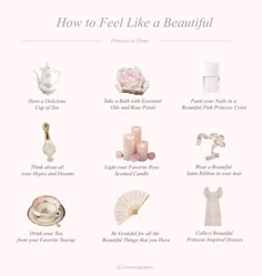 How To Feel Elegant, How To Feel Like An Angel, How To Feel Like A Princess, I Love Being Feminine, How To Be A Princess, Miumiu Aesthetic, Angel Tips, Princess Tips, Treated Like A Princess