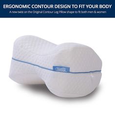 Enhance your sleep quality and comfort with our Leg Pillow Support Wedge. Designed to provide support to your back, hips, legs, and knees, this pillow is perfect for reducing pain in your lower back and hips during sleep. Its softness ensures comfort, while promoting increased blood circulation throughout your body. Crafted from ventilated air hole memory foam, it is both breathable and supportive. Dimensions: 25 x 15.5 x 23cm. Each package includes one Leg Pillow Support Wedge. Middle Back Pain, Knee Pillow, Leg Pillow, Back Pain Remedies, Upper Back Pain, Pregnancy Pillow, Knee Support, Hip Pain, Knee Injury