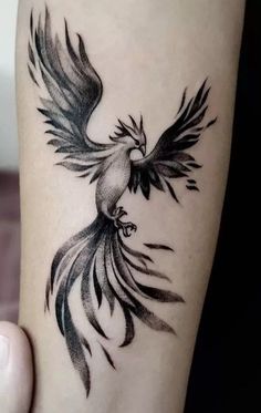 Ideas tattoo for woman Phoniex Tattoo Design, Phenix Tattoo Man, Small Phoenix Tattoo Men, Gypsyone Tattoo, Phoenix Tattoo Design Men, Phenix Tattoo For Women, Small Phoenix Tattoos For Women, Fenix Tattoo Design, Phoenix Tattoo Design Feminine