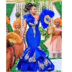 African Gowns, Nigerian Wedding Dress, African Bridesmaid Dresses, Nigerian Lace Styles, Lace Gown Styles, Lace Fabrics, Nigerian Lace, African Fashion Traditional, Womens Wedding Dresses