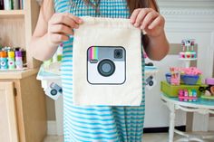 instagram party favor bag Girl Bday Party, Party Flags, Teen Party, Teen Birthday