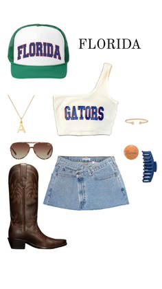 #gameday #gamedayfit #florida College Gameday, College Fits, Concert Fits, College Outfits, Florida