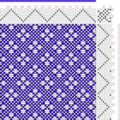 a red and white cross stitch pattern