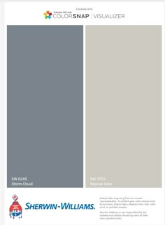 the color scheme for sherylin - williams's gray paint