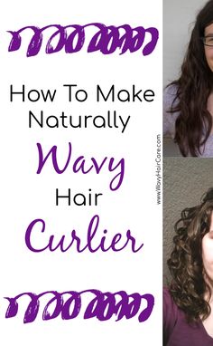 Make Hair Curly, Naturally Wavy Hair, Wavy Hair Tips, Karma Chameleon, Wavy Hair Care, Curl Enhancer, Thick Wavy Hair, Wavy Haircuts, Natural Wavy Hair