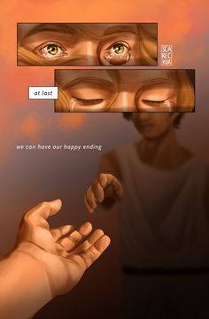 an image of two hands reaching out to each other with the caption that says, we can have our happy ending