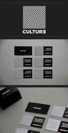 business card mockup with black and white stripes on the bottom, and an embossed