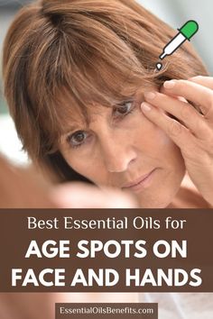 Discover 21 powerful essential oils that help reduce age spots and even skin tone. Say goodbye to blemishes naturally! #EssentialOils #AgeSpots #SkincareTips #NaturalBeauty Essential Oils For Dark Spots On Skin, Essential Oils For Brown Spots On Face, Essential Oil For Sun Spots, Diy Age Spot Remover The Face, Essential Oils For Face Skincare Anti Aging, Essential Oils For Age Spots, Age Spots Essential Oils, Essential Oils For Wrinkles, Oils For Wrinkles