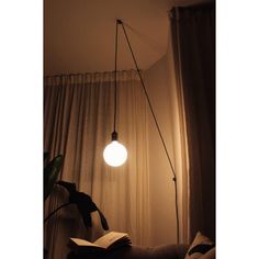 a light that is on in a room