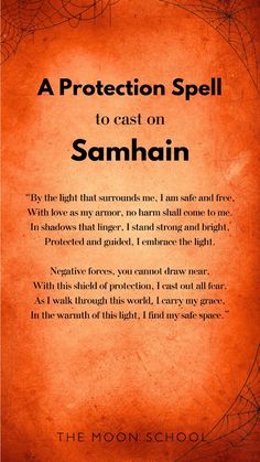 Celebrate the enchanting spirit of Samhain, the witch's new year, with a powerful protection spell perfect for beginners! As the veil thins and magick fills the air, gather around a bonfire, share ghostly tales, and honor your departed loved ones. This easy protection spell will shield you and your loved ones from negativity, making it an essential addition to your collection of witchcraft recipes. Whether you're crafting spirit dolls or hosting a dumb supper, embrace the magic of the season with this versatile spell. Safeguard your energy and enhance your practice with this must-try protection chant! ✨🔮 #ProtectionSpell #Samhain #Witchcraft #SpellsForBeginners #MagickBook #WitchSpells #SamhainCelebration Easy Protection Spell, Simple Protection Spell, Witchcraft Recipes, Powerful Protection Spell, Wiccan Tips, Easy Witchcraft, Samhain Ritual, Good Luck Spells