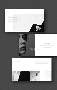 the website design is clean and modern, with minimalistic elements in black and white