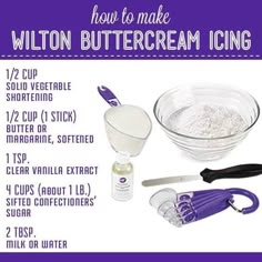 the recipe for how to make willow buttercream icing