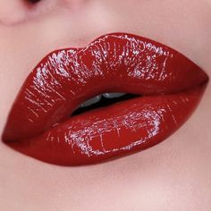 Lipstick Dark Red, Lips Painting, Bright Red Lipstick, Lip Lacquer, Lip Paint