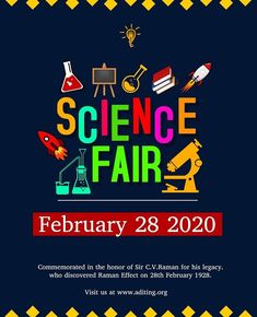 the science fair poster for feb 28, 2020