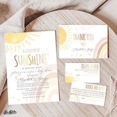 the sun shines brightly on this wedding suite