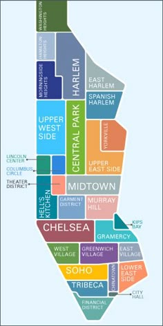 a map of the city of chelsea, with all its major streets and names on it