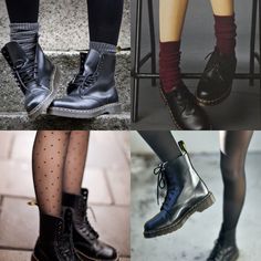 90s Outfit Doc Martens, Dr Martens Skirt Outfit Winter, Socks For Dr Martens, Doc Martens Socks Outfit, Doc Martens 90s Outfit, Dr Martens Boots Women Outfits, Dr Martins Outfits Women, Dr Martins Outfits